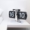 Retro Flip Down Clock Innovative Light Luxury Simple Design Flip