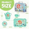 Mermaid Tea Party Set for Little Girls, 44PCS Food Sweet