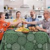 iEvery Green Paisley Tablecloth Rectangular Wipe Clean Table Cloth Polyester