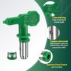 5 Pcs Airless Low Pressure Tips Reversible Spray Nozzle Tips
