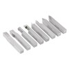 Accusize Industrial Tools 1/2'' 8 Pcs Hss Tool Bit Set,