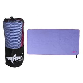 SHARX 2 Piezas de Toalla de Microfibra Deportiva Medida 40x80cm Ideales para el Gym (Lila)