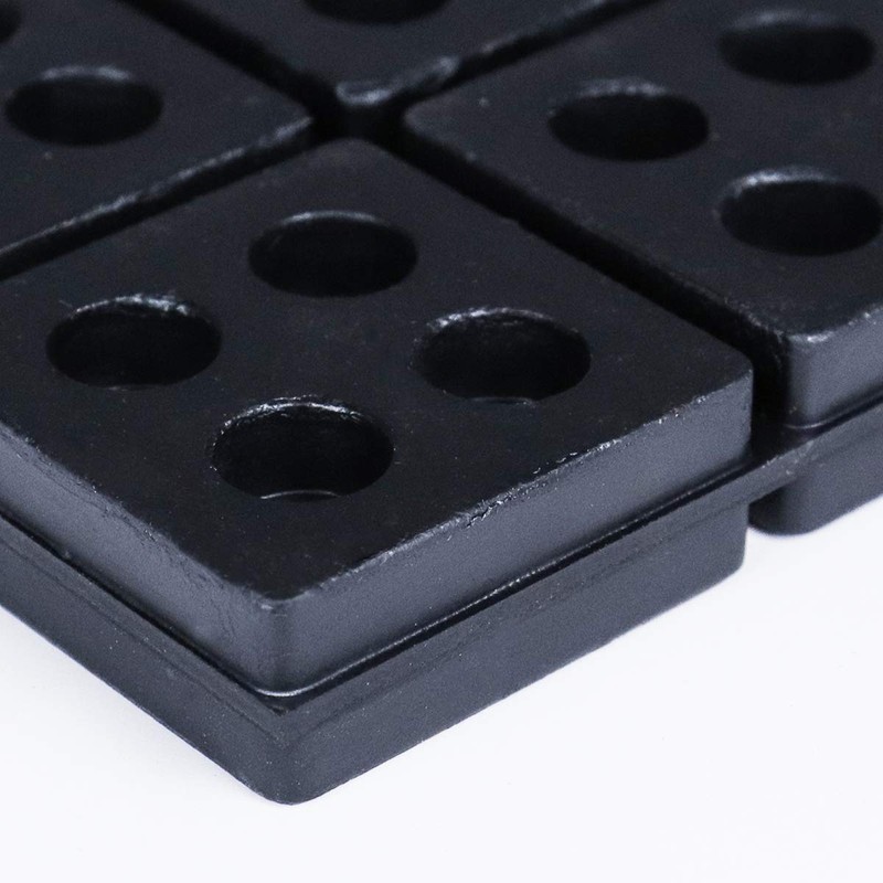 Forestchill Anti Vibration Rubber Pads, 4" X 4" X 3/4"