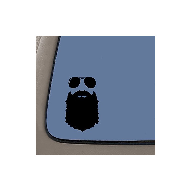CMI DD061 Man Beard Decal Sticker | 6-Inches by 3.8-Inches
