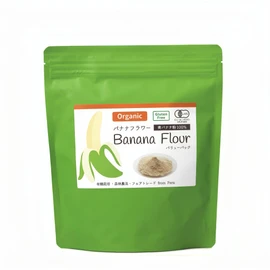 Windfarm Organic Green Banana Flower Banana Powder 300g Super Food Flavor Powder Forest Farming JAS Certified Organic Gluten Free 1 Pack
