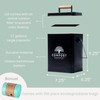 Perfnique Kitchen Compost Bin, 1.7 Gallon Countertop Compost Bin with