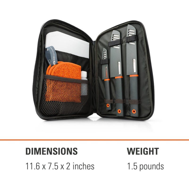 GSI Outdoors Santoku Knife Set, Compact 6-Piece Camping Chef Knife