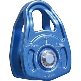 roc'teryx RTAP-084-B High Altitude Work, Climbing, Small Pulley, Bearing, Aluminum Pull, Cobalt Blue
