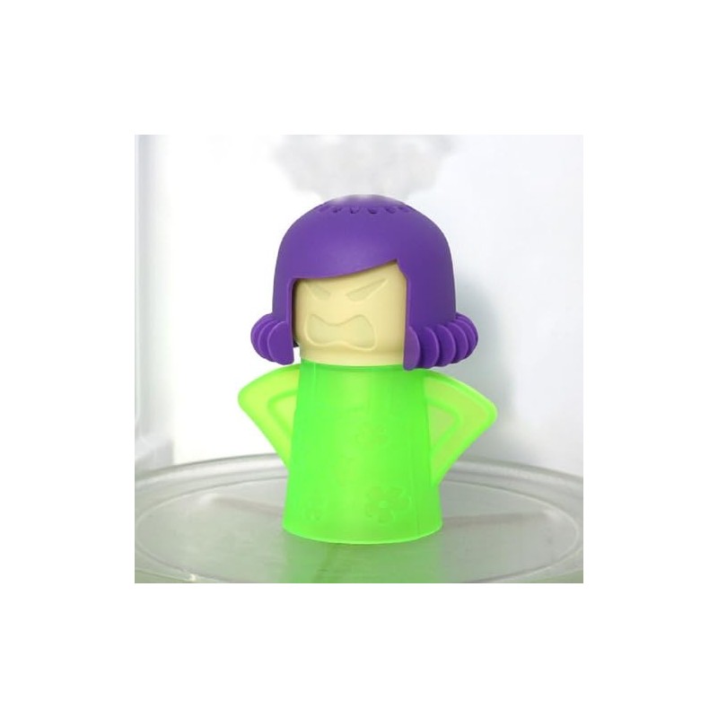 Angry Mama Microwave Oven Steam Cleaner, High Temperature Steam Cleaning