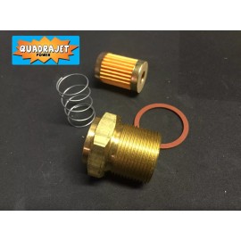 Quadrajet Filter Kit Long Threads Repair Stripped Inlet. Filter gasket 66-71