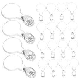 Gadpiparty 200Pcs Clear Necklace Charm Bails for Jewelry Making Durable Round Glue Bails Multi Use Earring and Pendant Accessories for DIY Crafts and Jewelry Projects