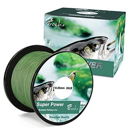 Fishing Line 8 Strands Braided Lines 500M Strong PE Superbraid Line 0.23mm 30LB Moss Green