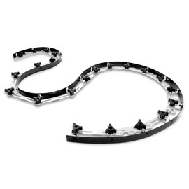 POWERTEC Flexible Curve Template Ruler 107", Wood Curve, Woodworking Profiling Strip, Template Tool Metal Steel, Durable Bendable Segmented Professional Contour with Knobs & Locking Mechanism - 71527