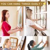 Rustark 110Pcs Small Triangle Ring Picture Hangers Frame Hanging Hangers