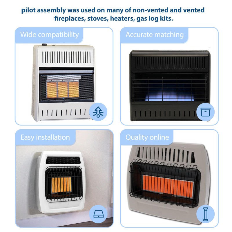 ActyGo Replacement Vent Free Propane Gas Wall Heaters Pilot ODS