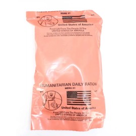 Leevax 1 Meal HUMANITARIAN DAILY RATION MRE - RANDOM MENU - 2023