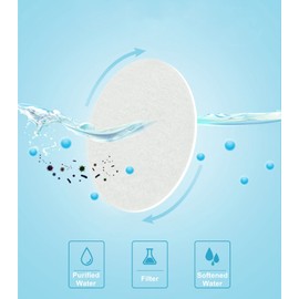 Pack of 10 PP Cotton Filter for Olliwon Shower Head Hand Shower, Effectively Removes Large Impurities