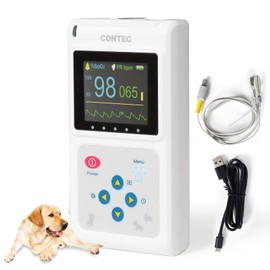 CONTEC CMS60D-VET Veterinary Pulse Oximeter Vet SPO2 Pulse Rate Monitor Ear/Tongue SPO2 Sensor