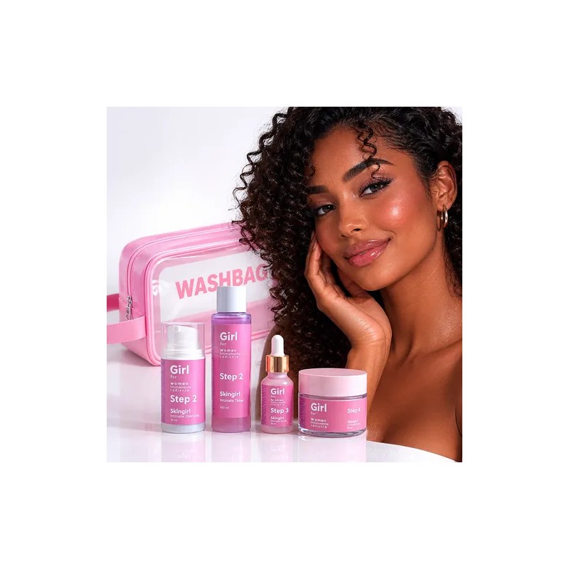 Skincare Para Dama Con Extracto De Arroz 4 Piezas Piel