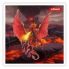 Spreadshirt Schleich Eldrador Creatures Lava Dragon mask Sticker, 10 x
