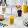 Comfy Package [200 Pack] 10.02"High Long Plastic Straws, Disposable Drinking