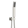 WHSHOWER Brushed Nickel Solid Brass Shower Wand High Pressure Handheld
