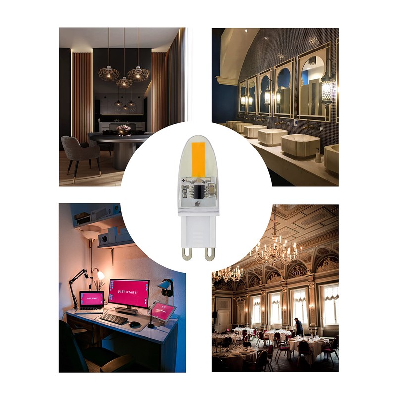 LuxED 5 Pack G9 1505 AC 230V 1.7W 180lm 2700K,