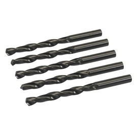 Dapetz ® Quality 5Pk Metric HSS-R Jobber Bits 10mm Hand Tool Drills Use Cooling Agent & Drill at Slow speeds for Best Results in Metals HSS-R roll Forged 4341 high Speed Steel