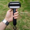 Taomypets Self Cleaning Grooming Brush for Shedding Pets Rake Gently