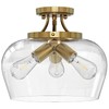 VONLUCE Semi Flush Mount Ceiling Light, 13.8" Ceiling Light Fixture