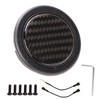 Steering Wheel Horn Button 50mm Diameter Carbon Fiber Universal for