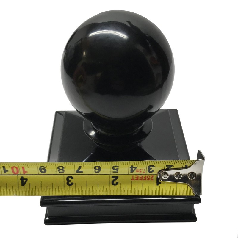 3" x 3" Aluminium Ball Top Post Cap for Metal