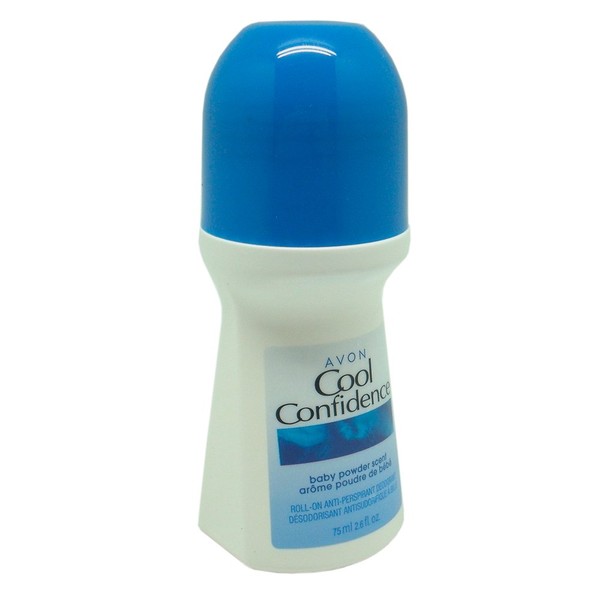 Cool Confidence Baby Powder Scent Roll-on Anti-perspirant Deodorant Bonus Size 2.6 Fl Oz by Avon
