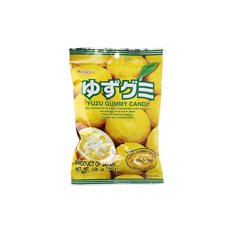 Kasugai Yuzu Gummy Candy 3.59oz