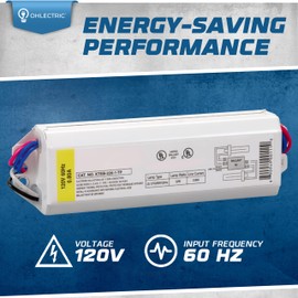 OHLECTRIC (2 Pack Replacement for Keystone KTEB-226-1-TP CFL Electronic Fluorescent Ballast | 2 Lamp 26W & 120V Input with Rapid Start | Thermally Protected Design for Enhanced Safety and Efficiency