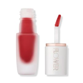 FLOWER BEAUTY By Drew Barrymore Perfect Pout Lip Color - Soft Matte Finish - Liquid Lipstick - Comfortable + Lightweight Feel (Icon)