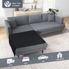TAOCOCO 100% Waterproof Chaise Couch Cover Reversible Sofa Seat Cover