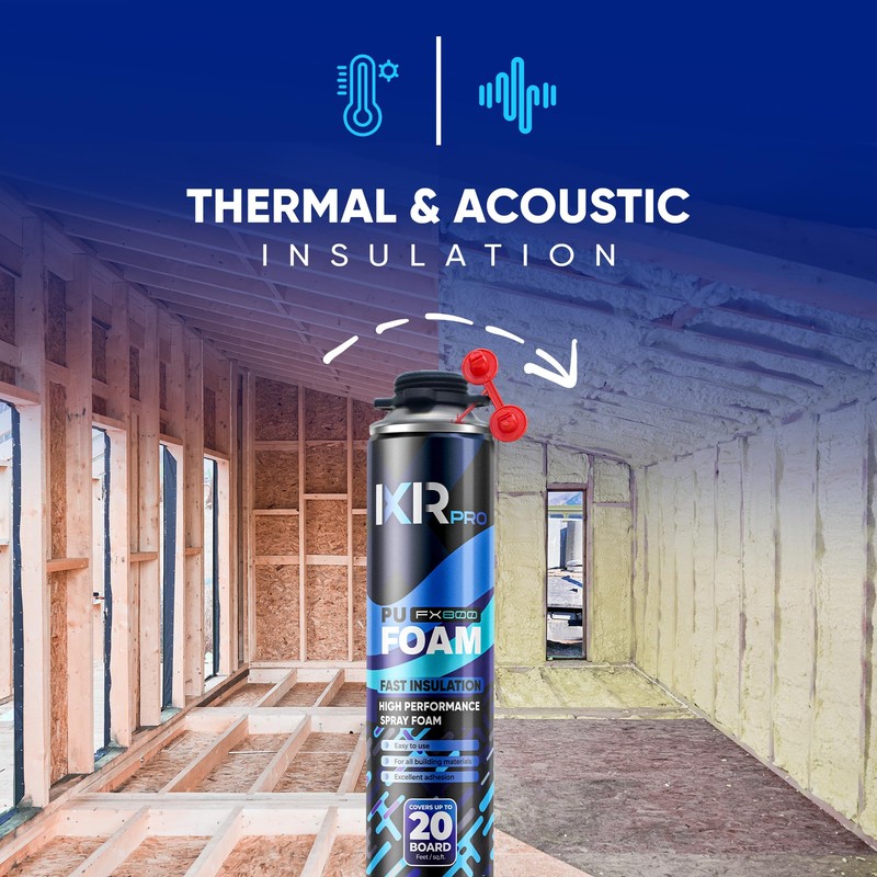 Spray Foam Insulation Can (25.4 oz. / 720 g) Expanding