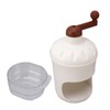 Portable Ice Crusher PP Manual Shaved Snow Cone Machine DIY