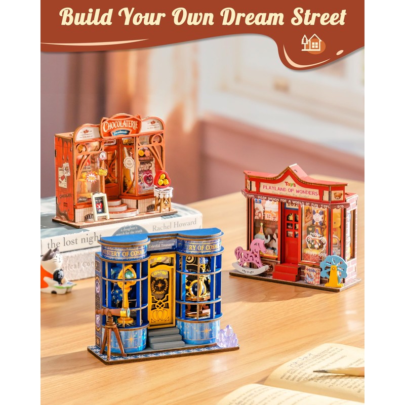 Rolife Chocolate Shop DIY Miniature House Kit