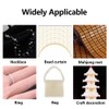 DODUOS 2 Roll 0.8mm Elastic Bracelet String Cord Clear Stretchy