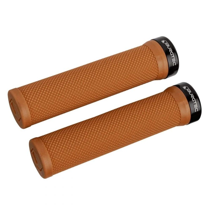 Burgtec Burg Jagermeister Of Grips Brtnder Grip Lock, Orange, One