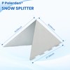 Snow Splitter for Metal Roof(2 piece Set), Snow Diverter for