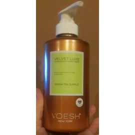 Voesh New York Velvet Luxe Green Tea Supple Vegan Hand & Body Cream 17oz Pump