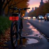 Red Reflector Rear Pannier Rack Attachment Bicycle Rear Reflector Attachment