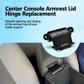Quealzara Center Console Armrest Lid Storage Glove Box Hinge Compatible with Toyota Corolla 2009 2010 2011 2012 2013 Replaces 58907-02070