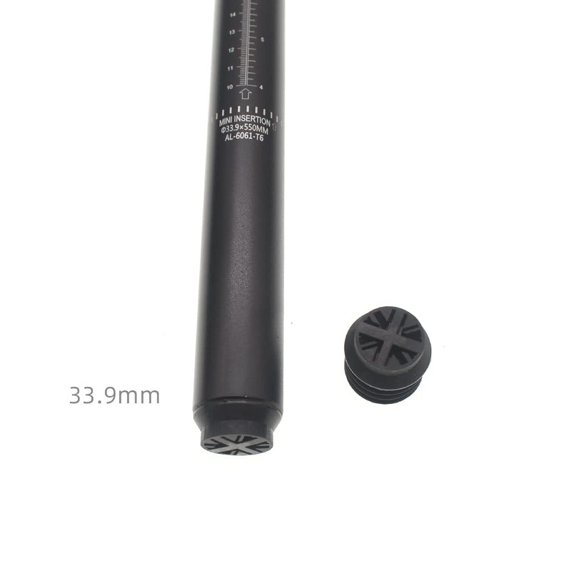 TWTOPSE Folding Bicycle Seatpost End Pad Protector for Brompton, Rubber