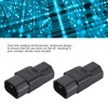 2Pcs IEC320 C14 to IEC320 C21 Power Adapter IEC320 C14
