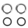 2 Sets Faucet Adapter Straight Thread 15/16in Male 27/32in Female