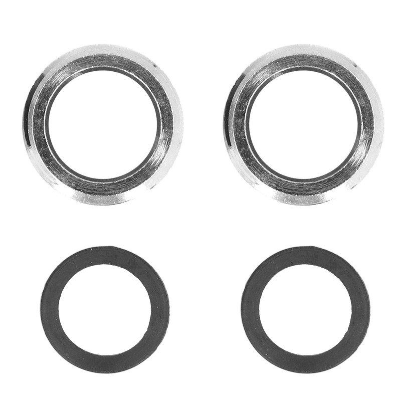 2 Sets Faucet Adapter Straight Thread 15/16in Male 27/32in Female